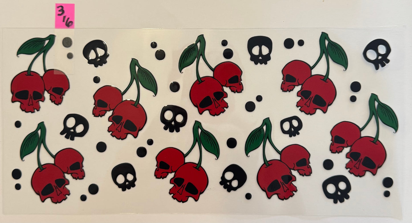 Skull Cherries - W316
