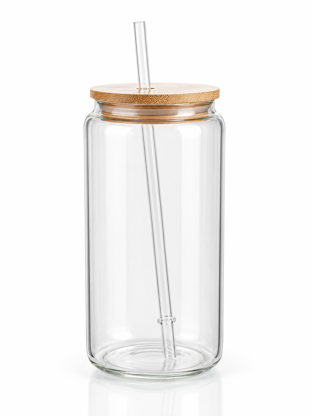 No Glitter Clear Glass Blank Cup 16oz