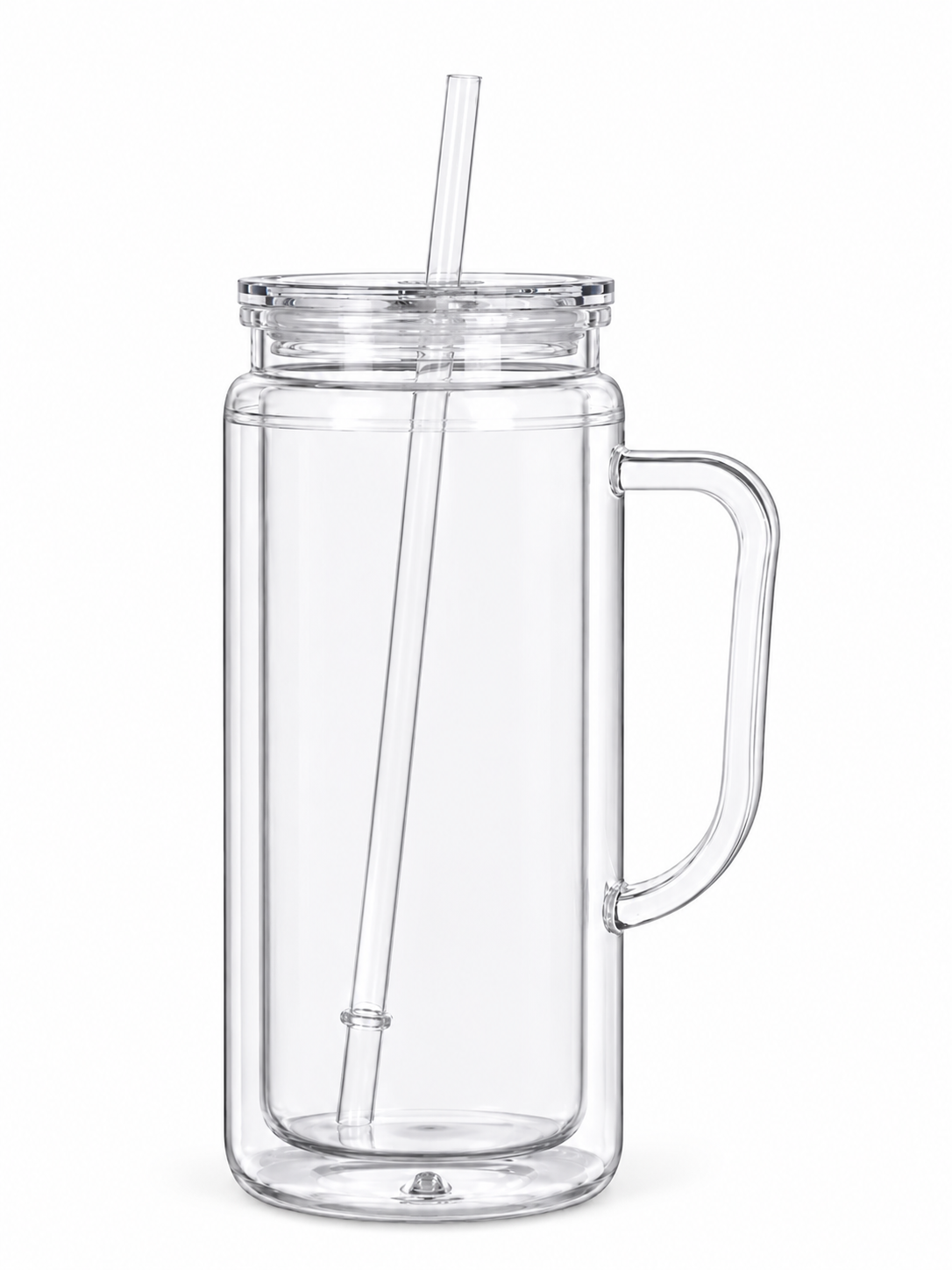 Custom 16oz Acrylic Snowglobe Cup w/ Handle