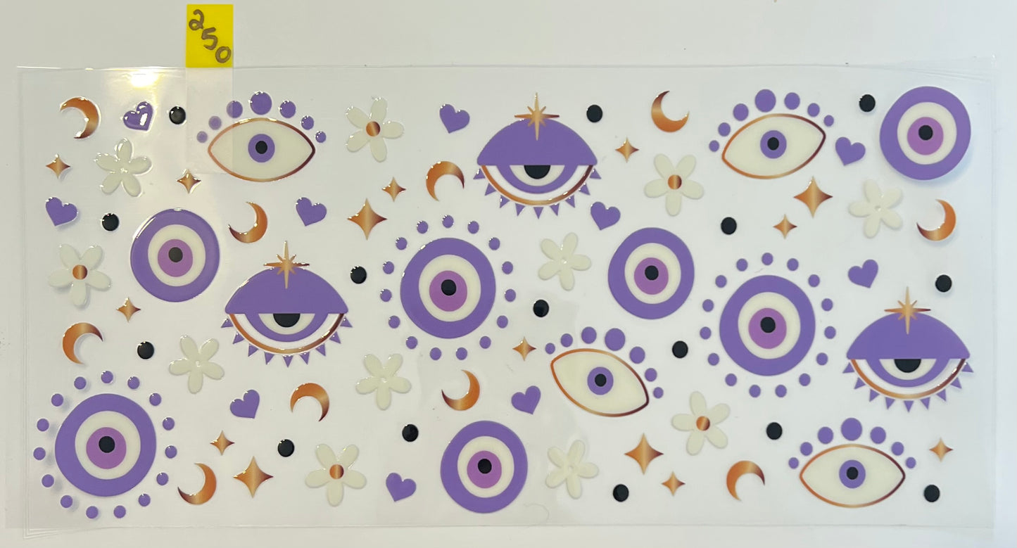 Evil Eye Purple - W250