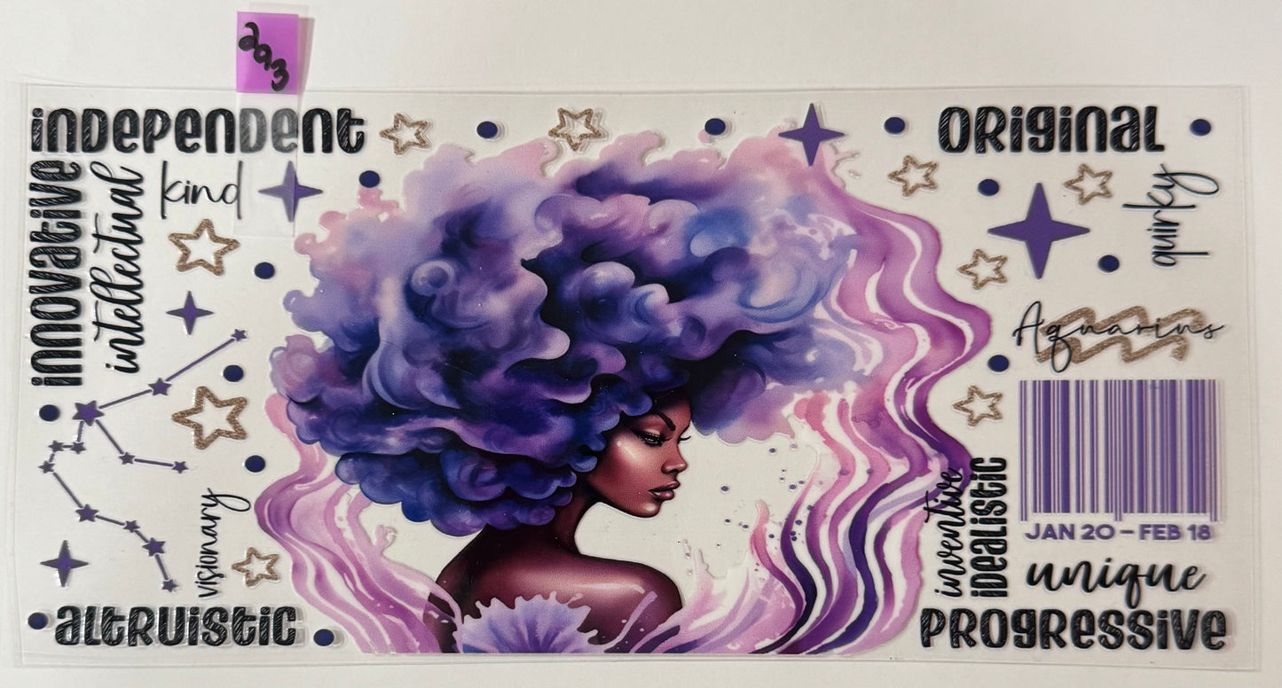 Aquarius / Zodiac - W293