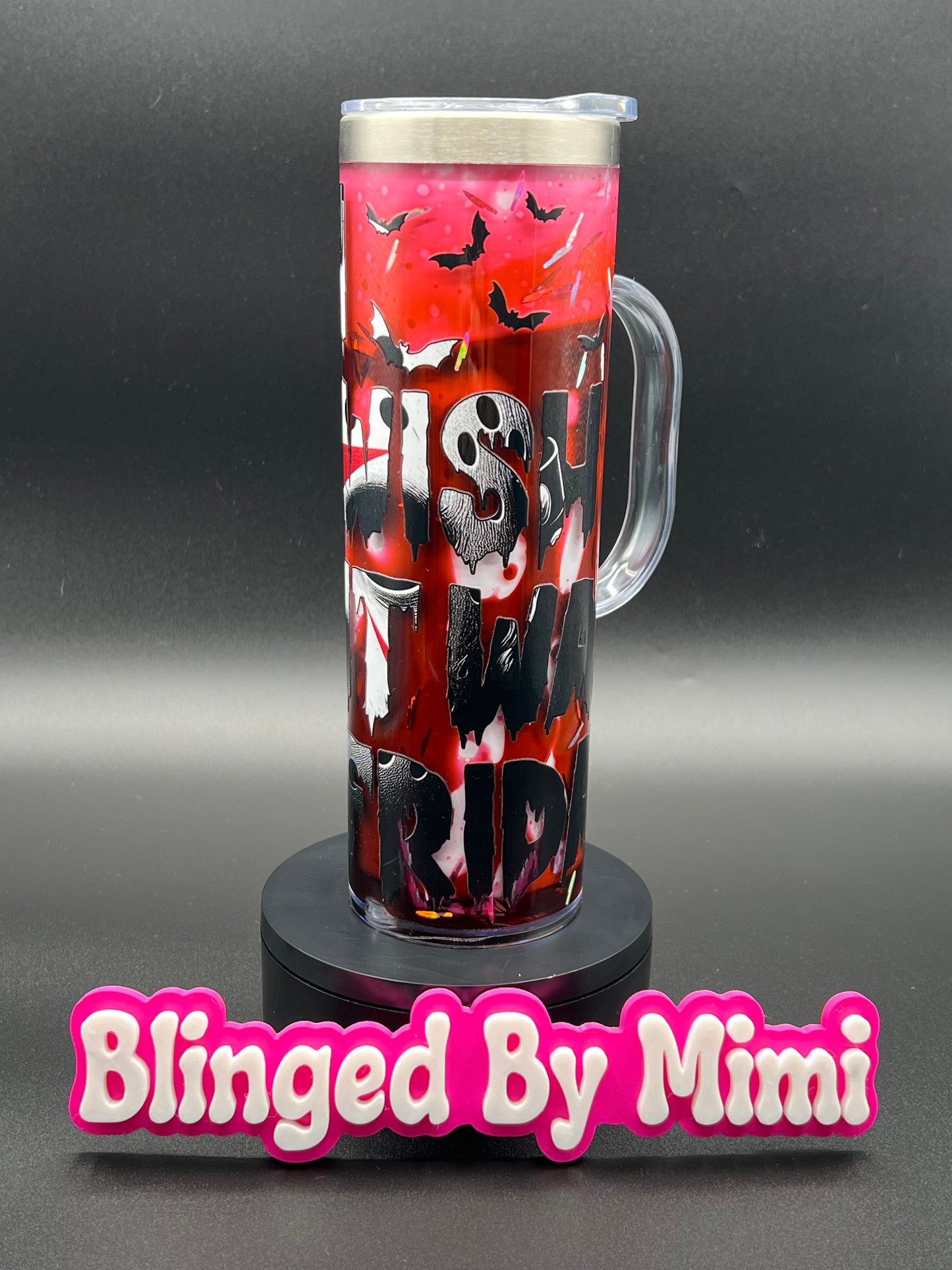 Jason Voorhees (Friday the 13th) Blood Drip Cup - 20oz Stainless Steel Skinny (Made on Live)
