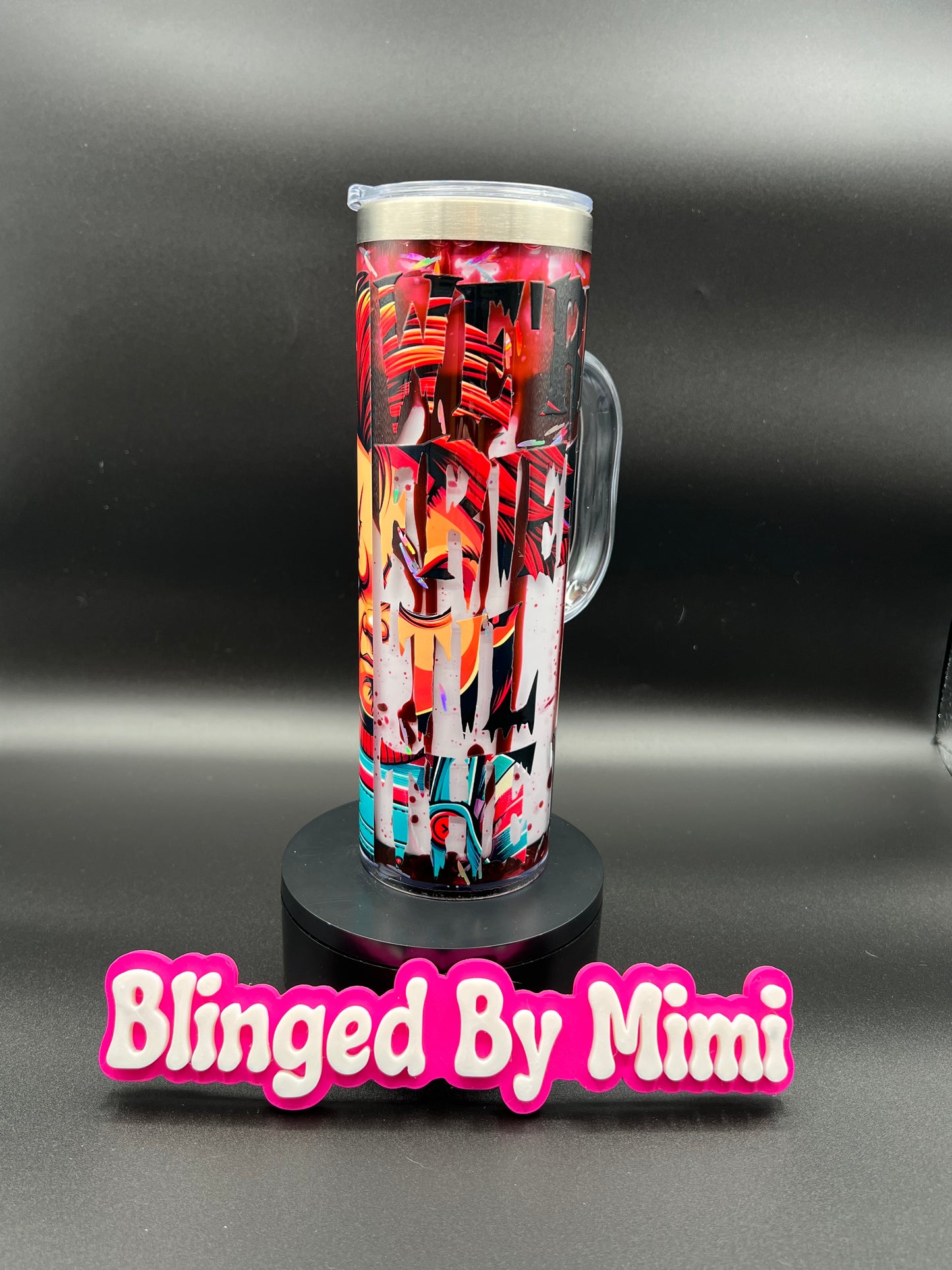 Chucky Blood Drip Cup - 20oz Stainless Steel Skinny (Made on Live)