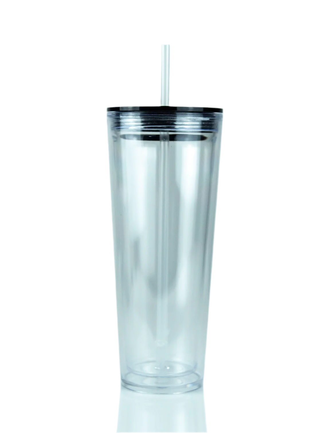 Custom 24oz Acrylic Tumbler W/ Black Lid
