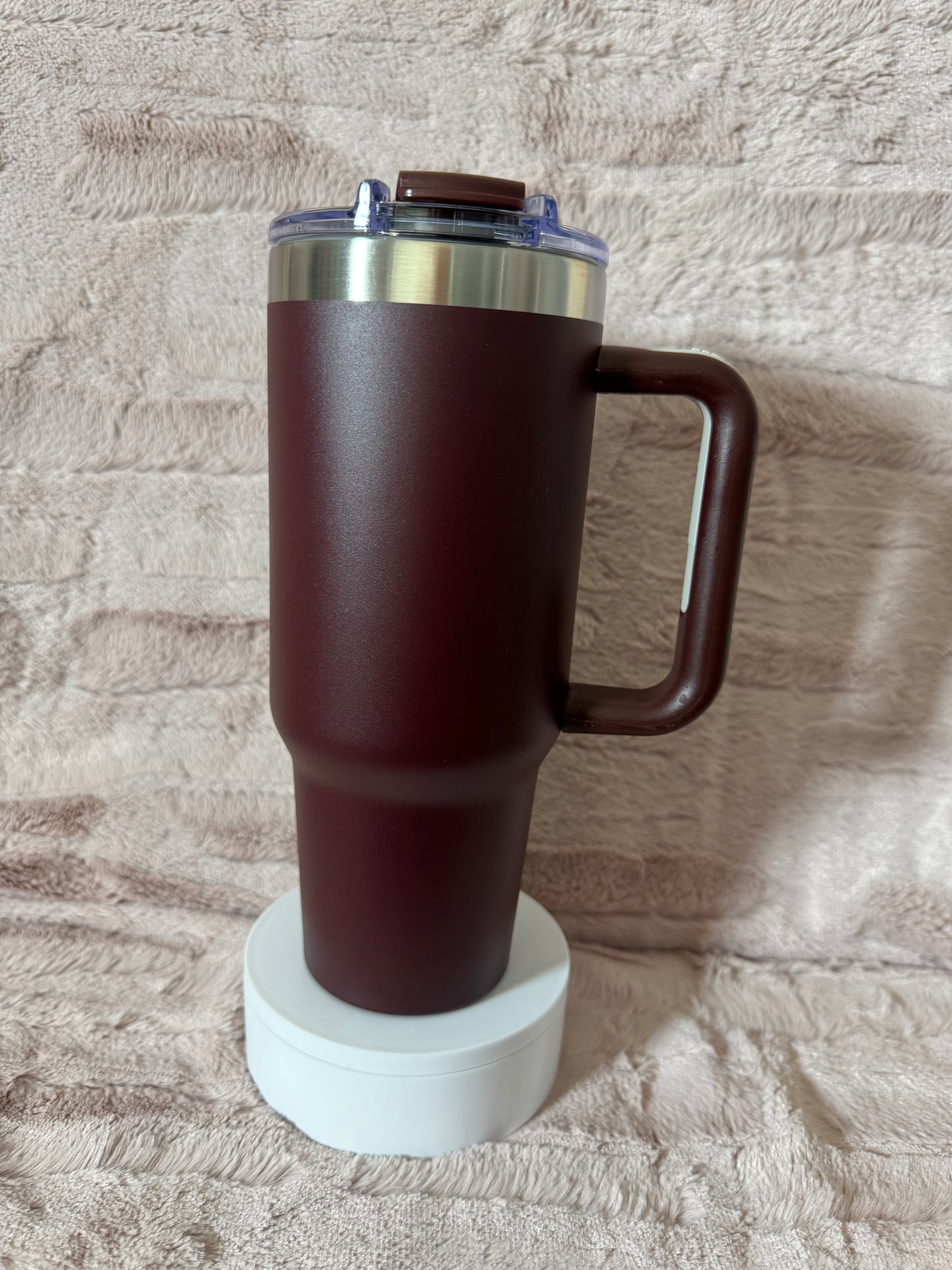 40oz Stainless Steel Tumbler with Handle