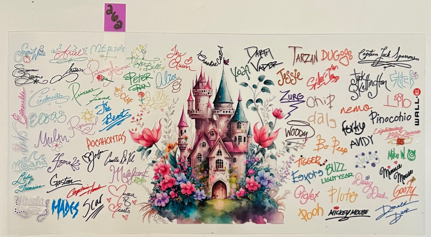 Disney Castle Signatures - W262
