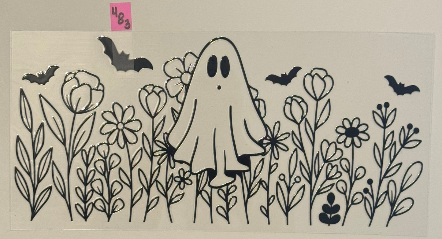 Black Lined Ghost - W483