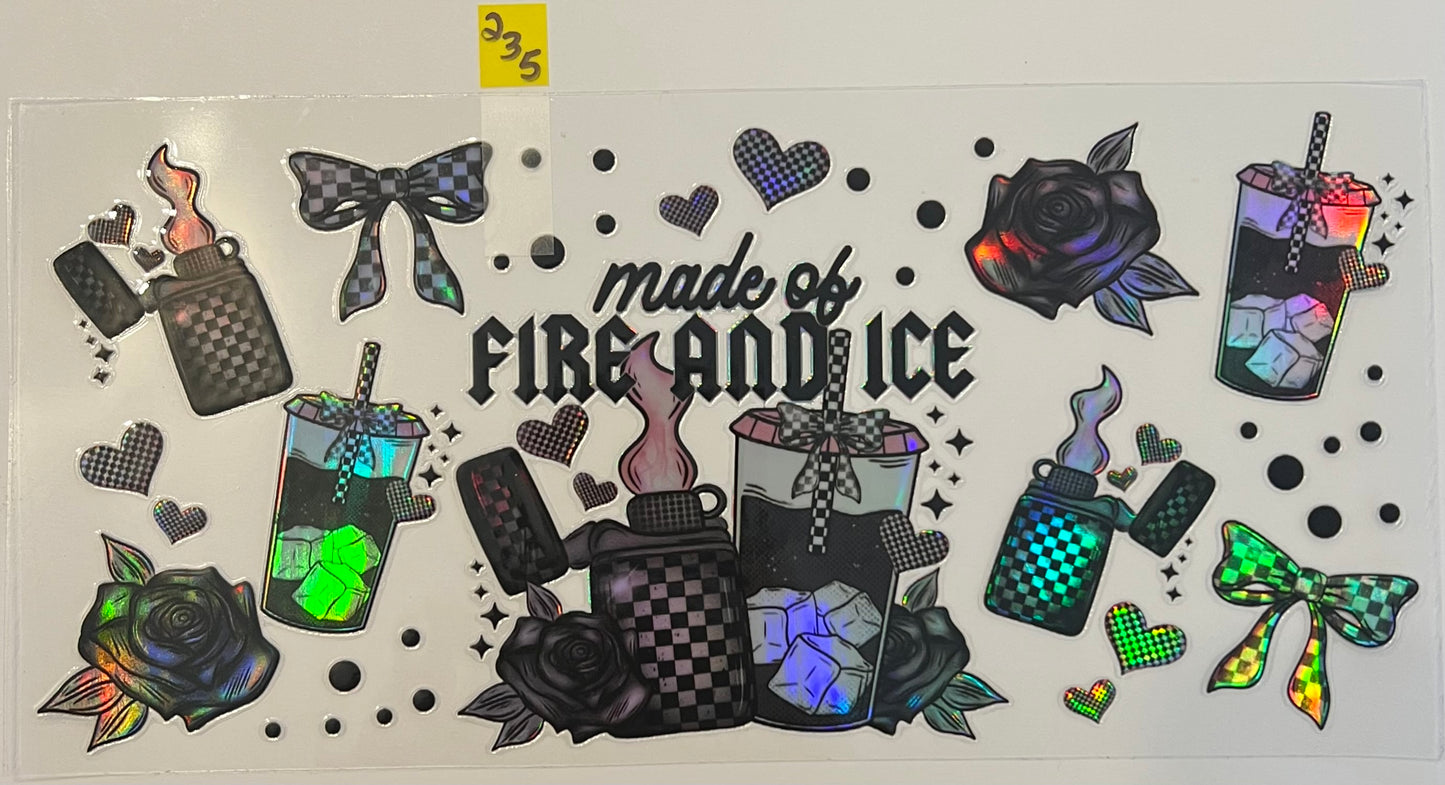 Holographic Fire & Ice - W235