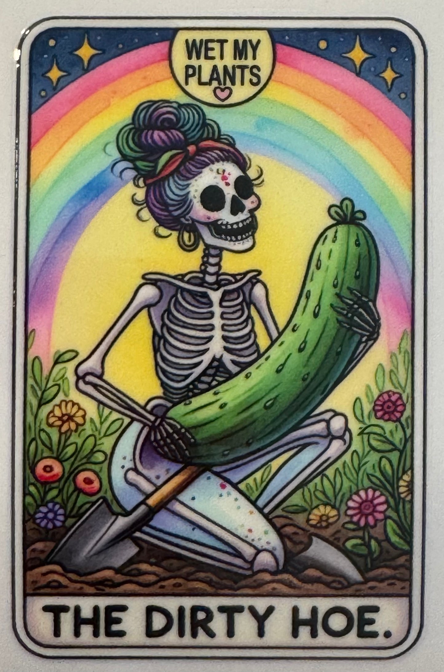 The Dirty Hoe Tarot Card - D5