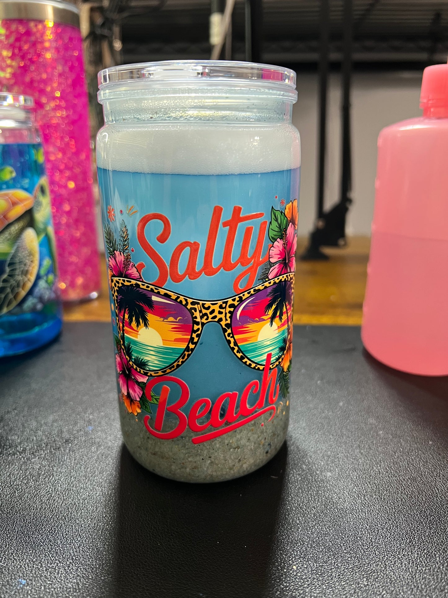 Premade Beach Cup - 16oz acrylic