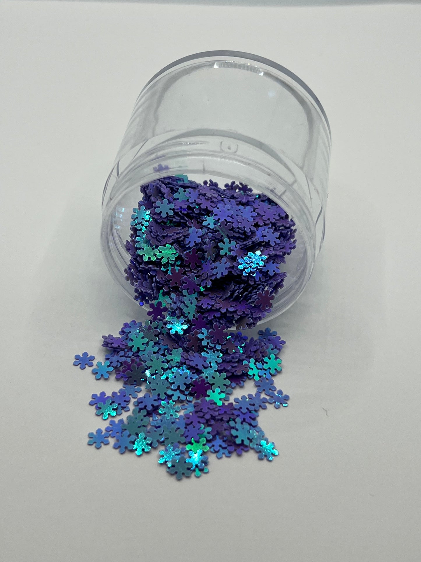 Purple Color Shift Snowflake Shaped Glitter