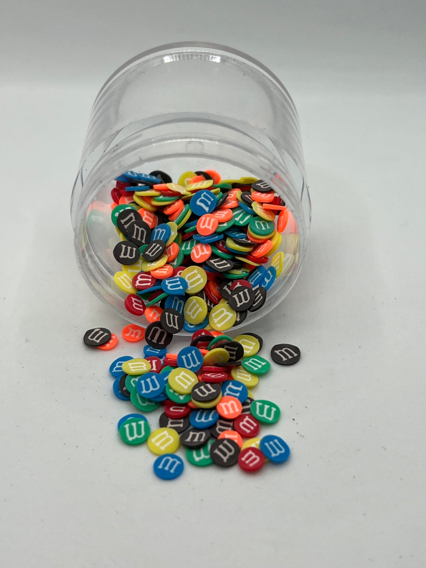 Candy Button Polymer Clay Mix – M&M Style Craft Circles (NON-EDIBLE)