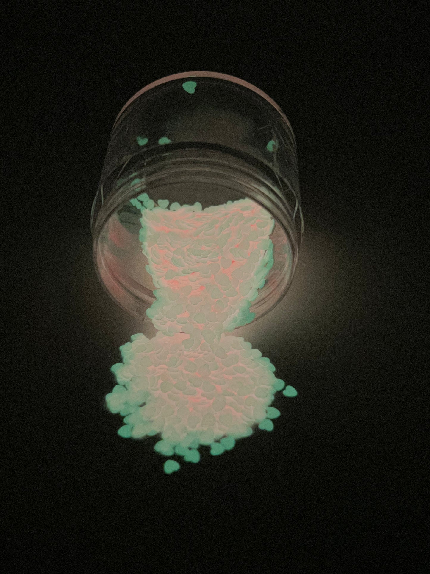Moonlit Pink Hearts (Glow-in-the-Dark)