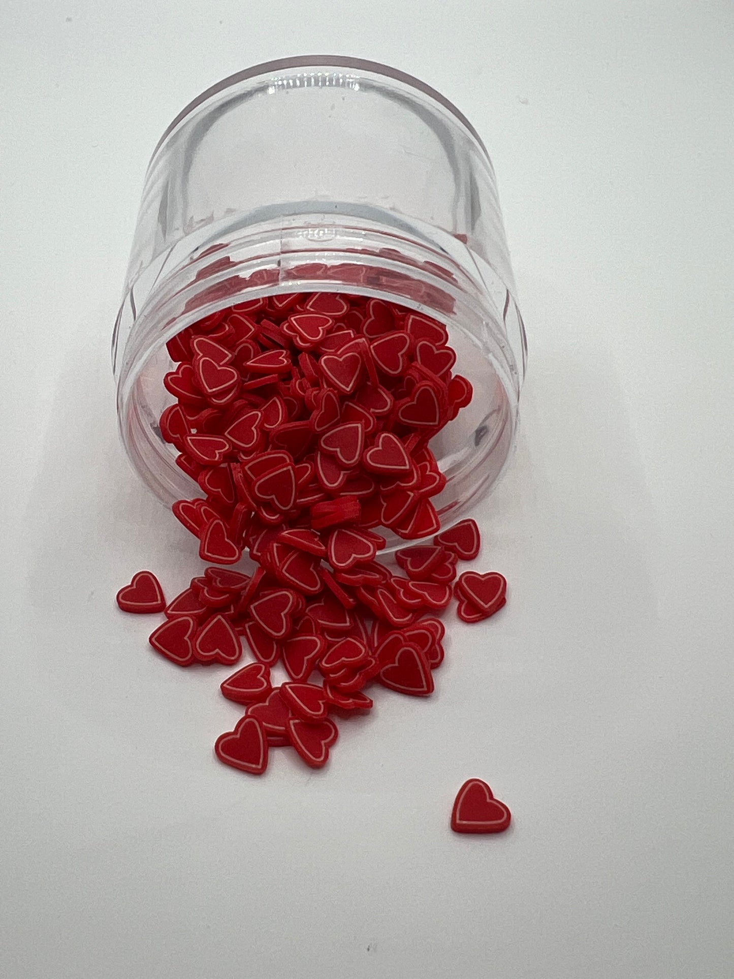 Sweetheart Outline Hearts Polymer Clay (Non-Edible)