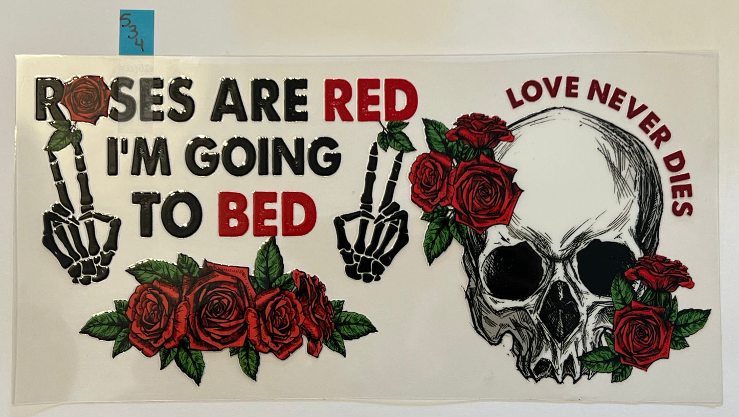 Anti Valentine Skeleton - W534