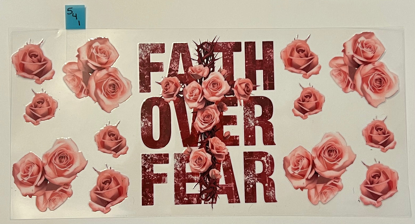 Faith Over Fear - W541