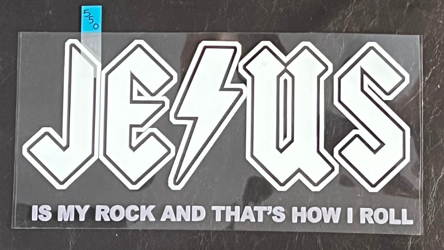 Jesus is my Rock- W550