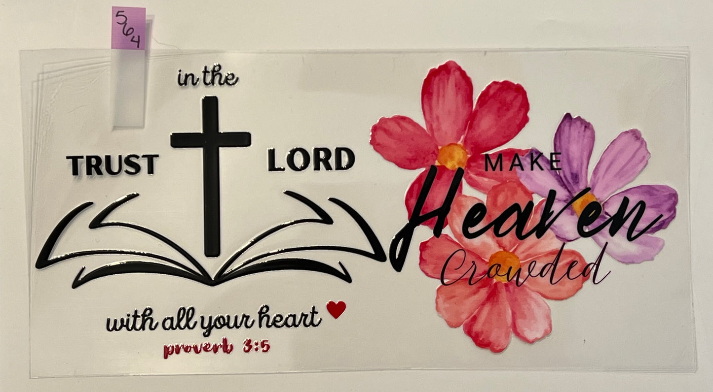 Make Heaven Crowded Cross - W564