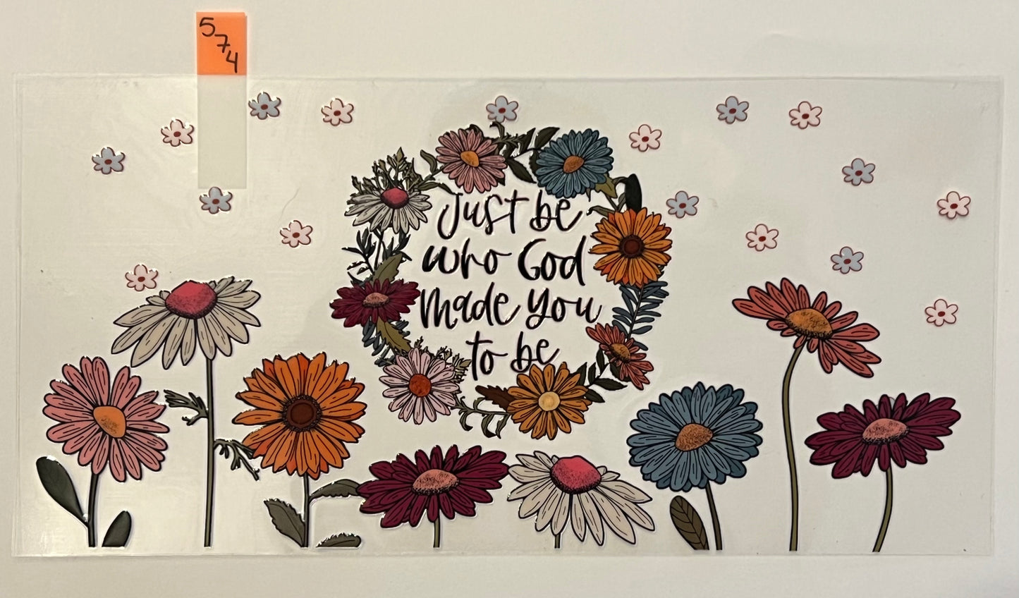 Be Who God Made You to Be - W574