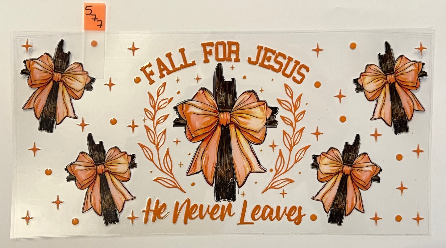 Fall For Jesus - W577