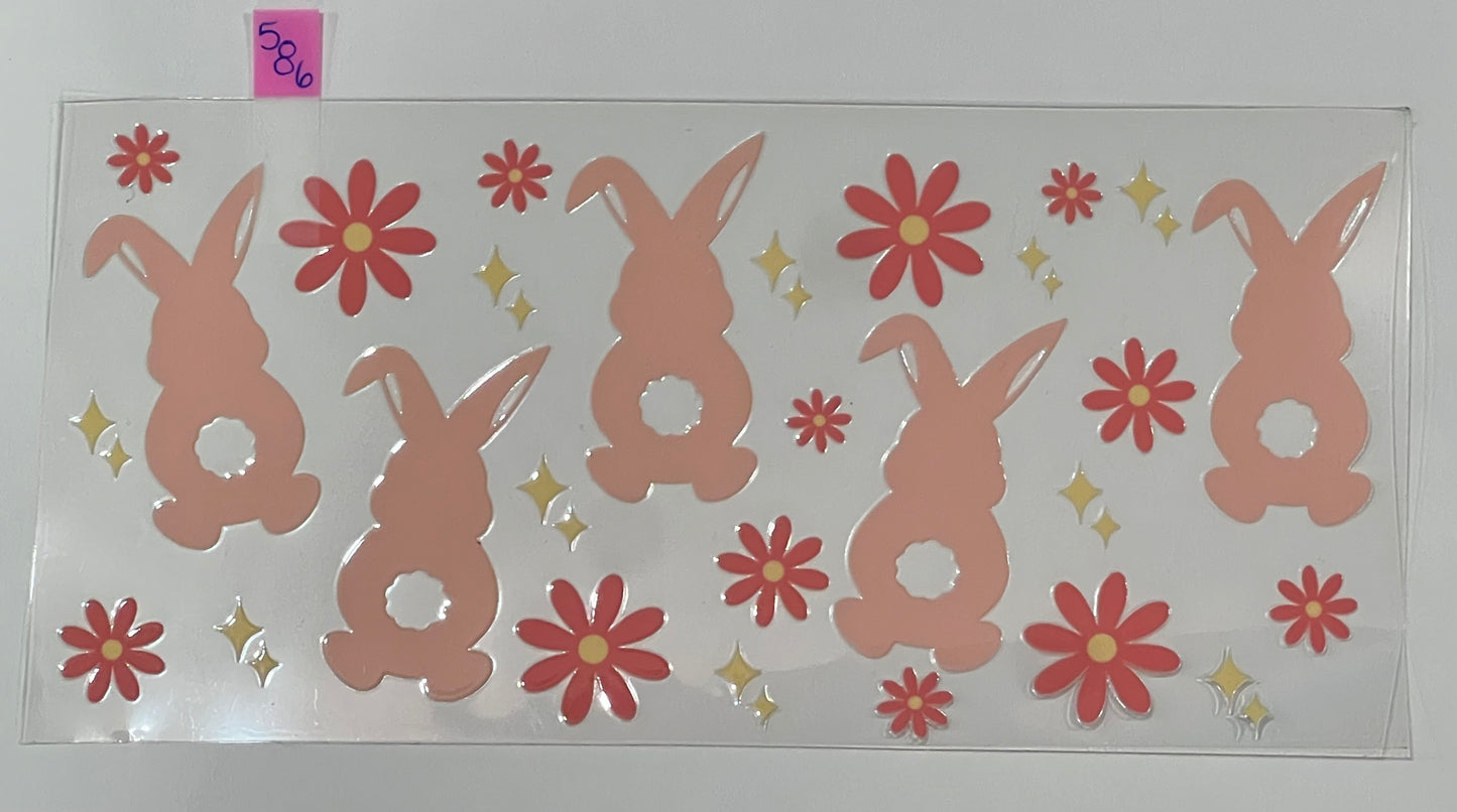 Pink Bunnies - W586