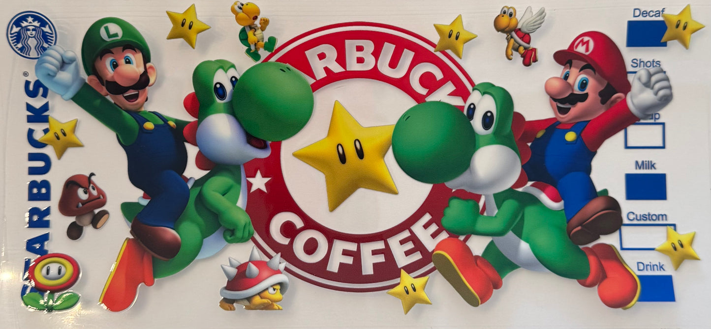 Super Mario Brothers / Starbucks - W77