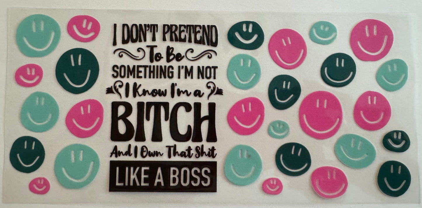 Sarcastic Happy Faces - W52