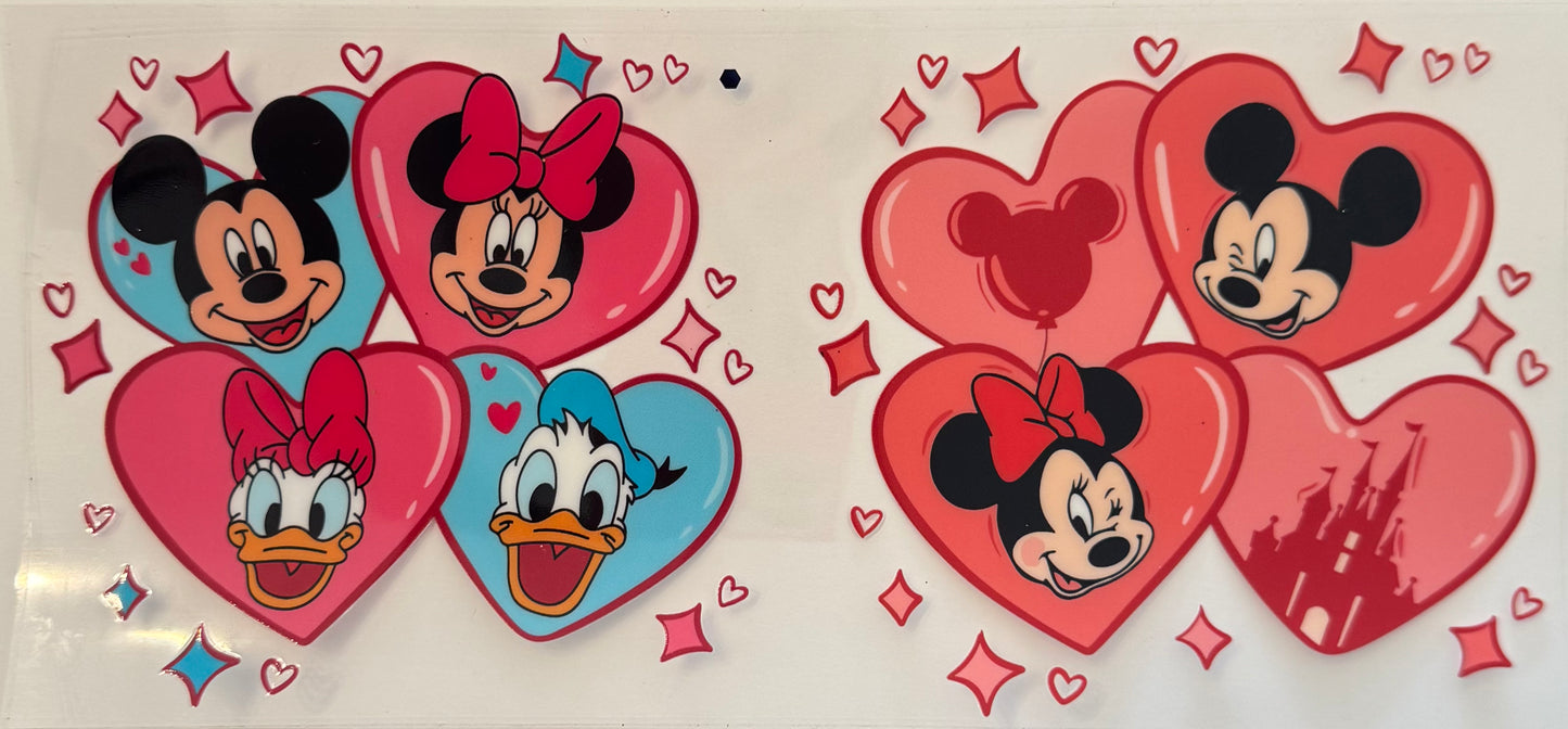 Mickey Mouse, Minnie, Donald, Daisy - W82