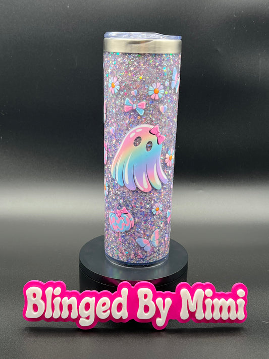 Premade 20oz Stainless Steel Cute Ghosty Cup