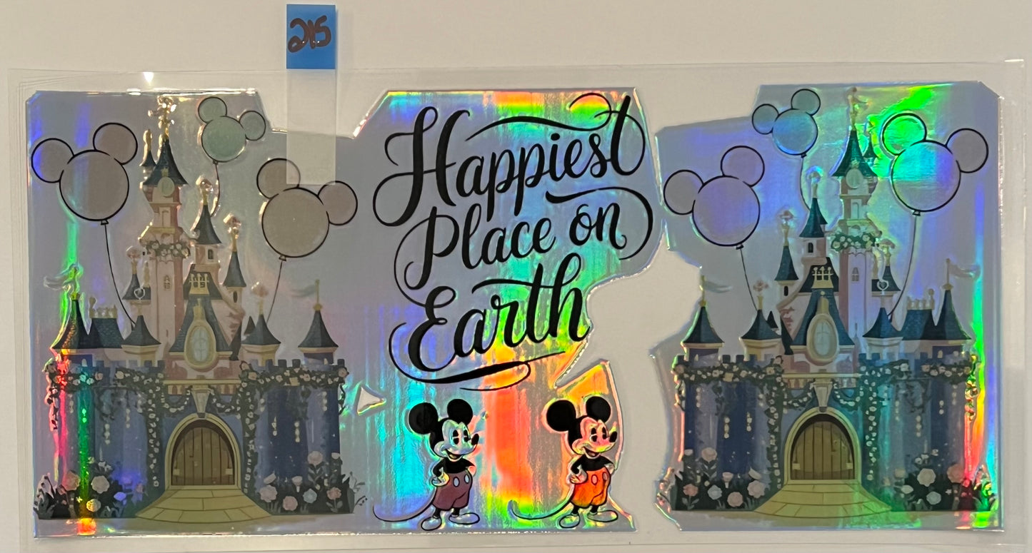 Holographic Disney - Happiest Place on Earth - Mickey - W215