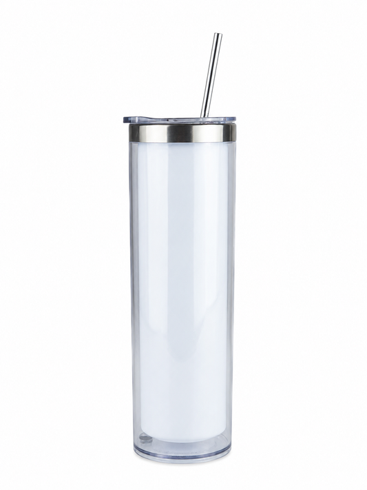 20oz Skinny Snow Globe Tumbler