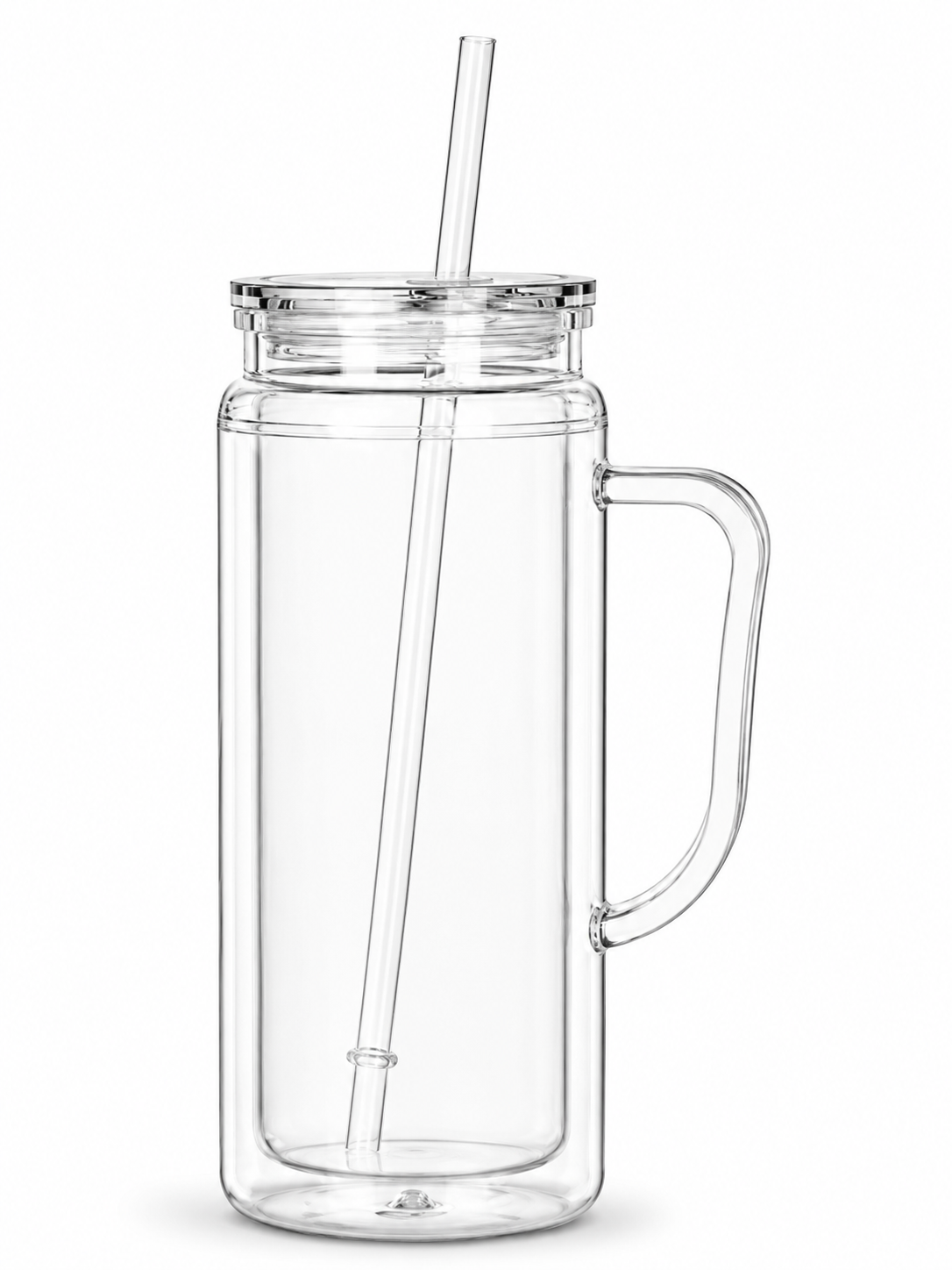 Custom 20oz Acrylic Snowglobe Cup w/ Handle