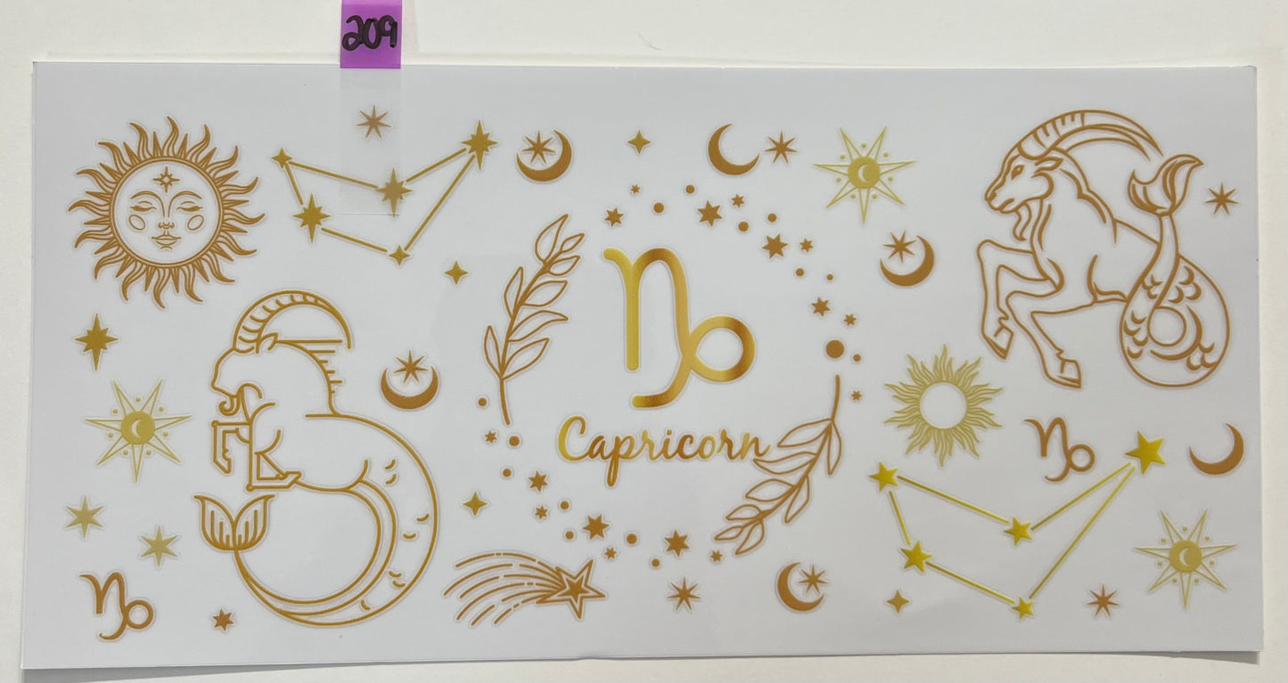 Capricorn/ Zodiac - W209