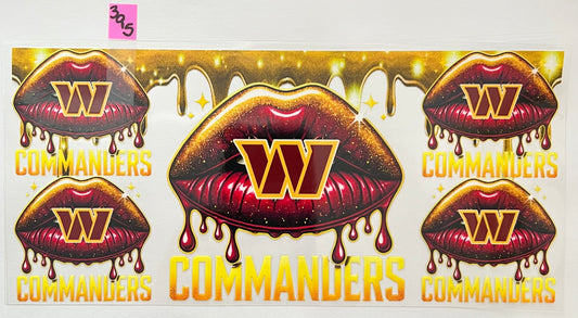 Washington Commanders Lips - W395