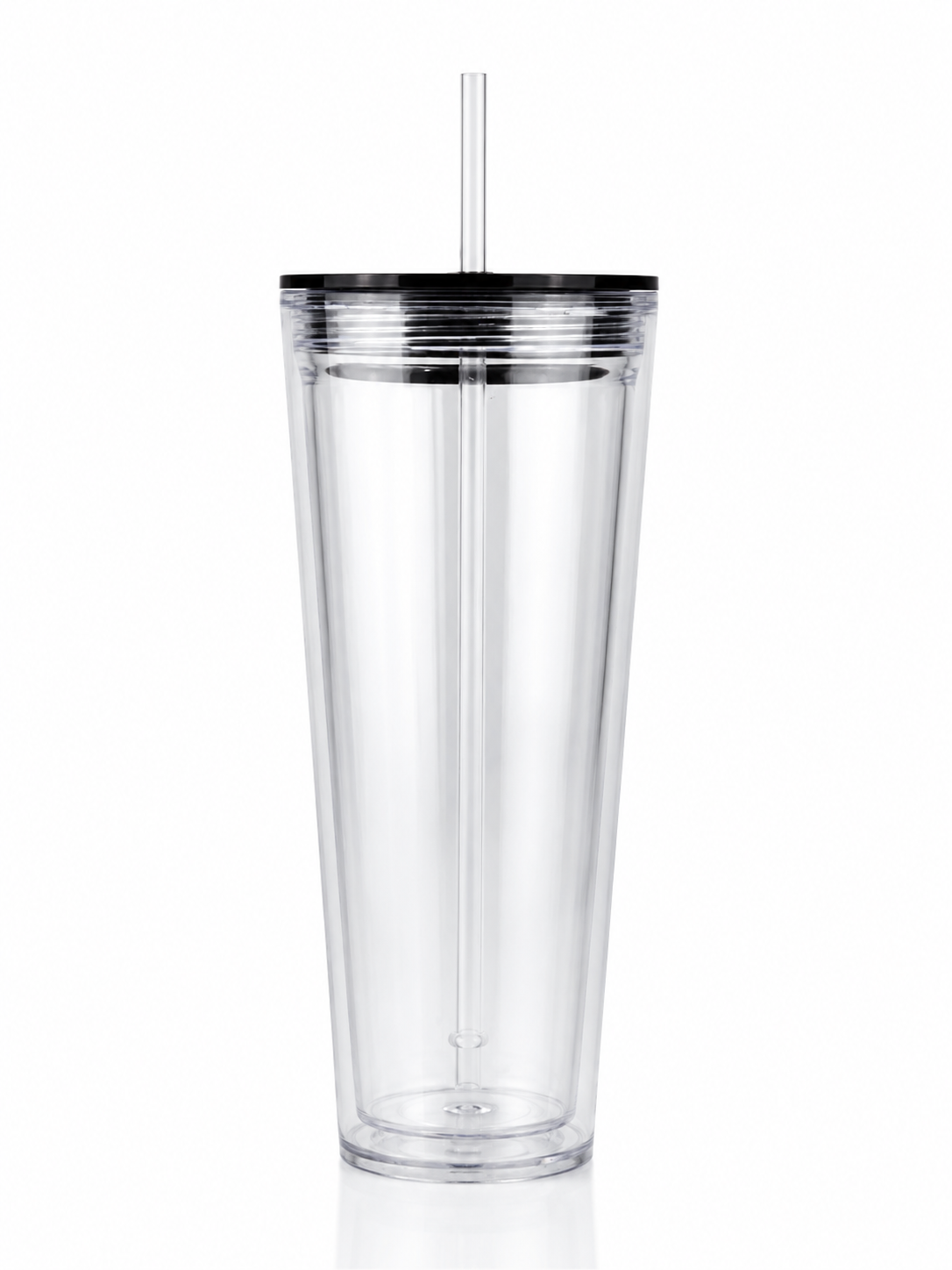 Custom 24oz Acrylic Tumbler W/ Black Lid