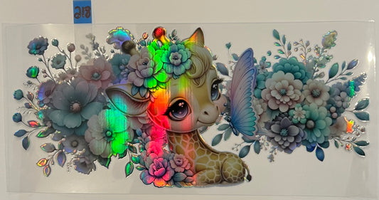 Holographic Baby Giraffe - W218