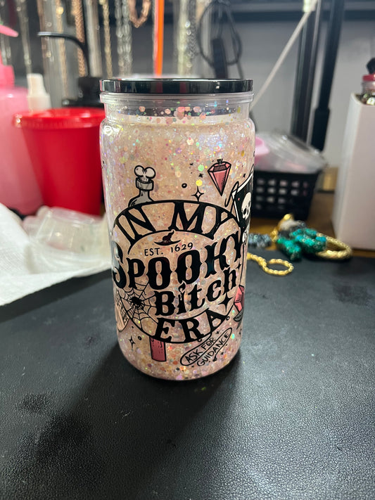 Premade Spooky B Halloween - 16oz acrylic