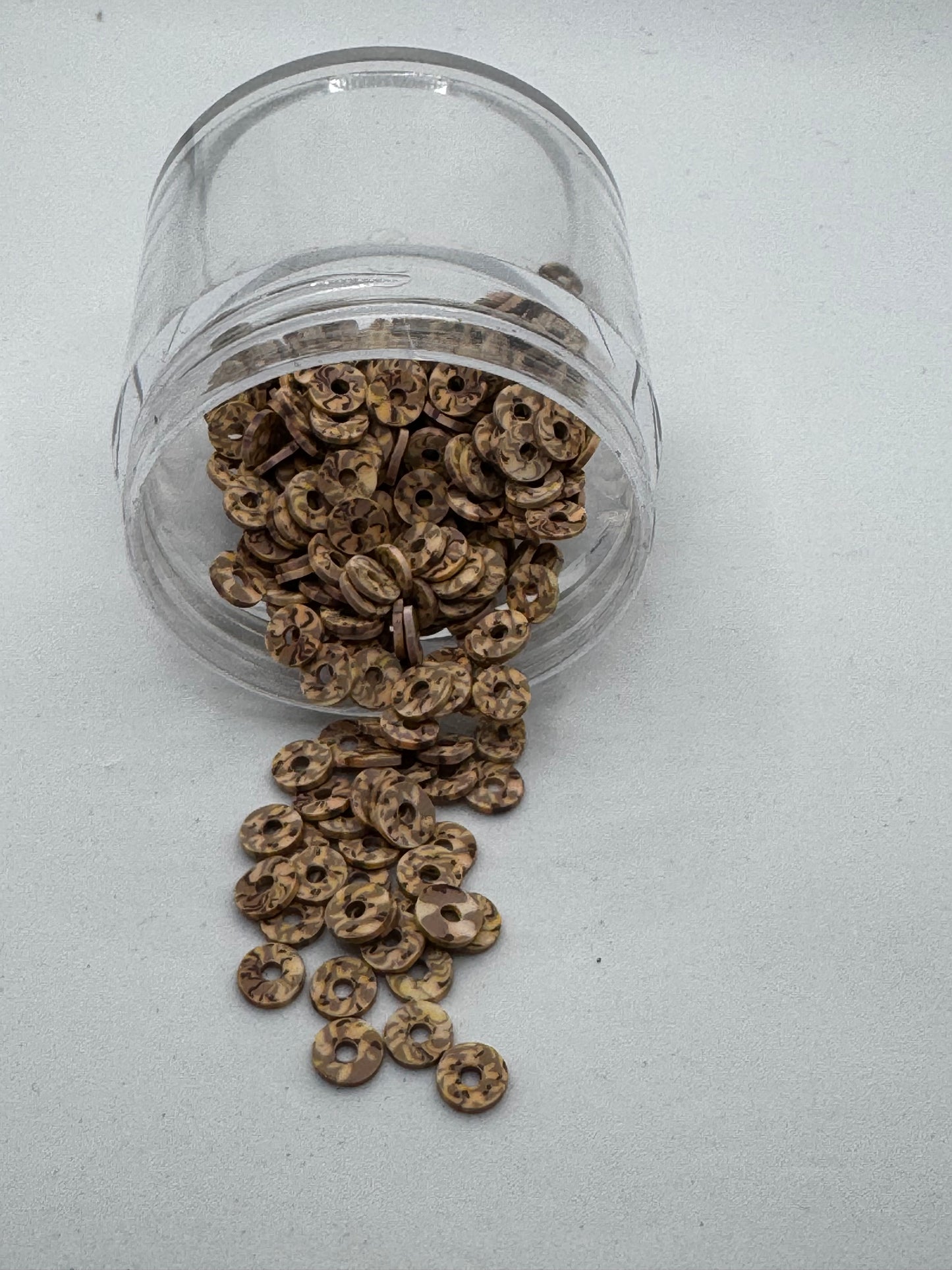 Chocolate Donut Polymer Clay Slices (Non-Edible)