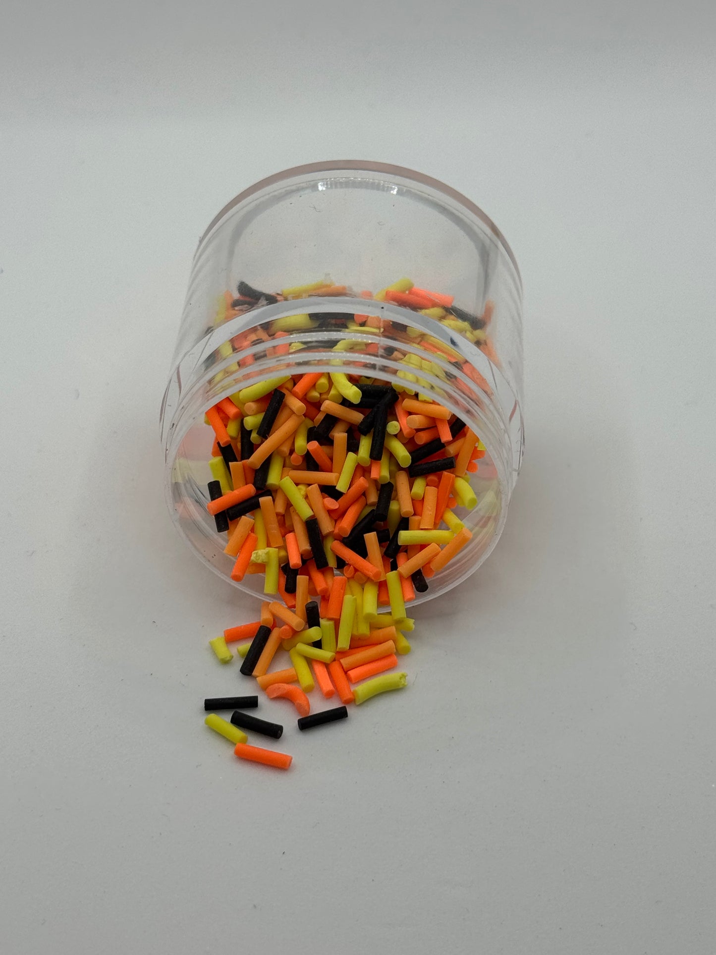 Halloween Sprinkle Mix – Orange, Yellow & Black (Non-Edible)