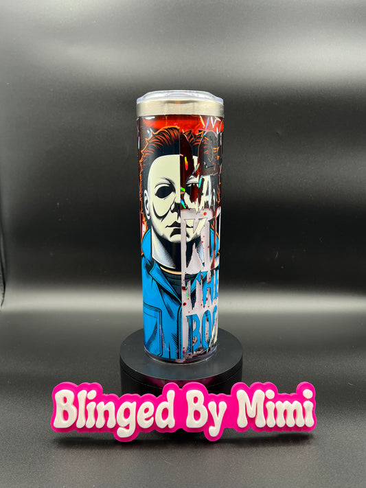 Michael Myers (Halloween) Blood Drip Cup - 20oz Stainless Steel Skinny (Made on Live)