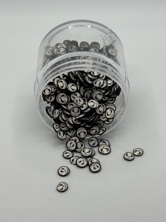 Jack Face Polymer Clay Slices (Non-Edible)