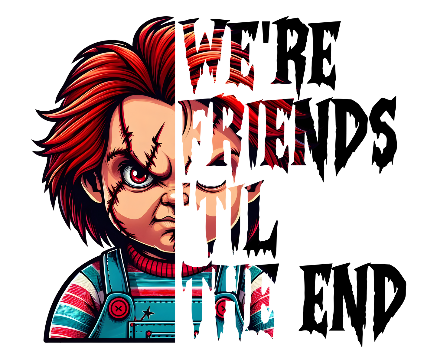 Chucky  Blood Drip Cup - 20oz Stainless Steel Skinny (Made on Live)