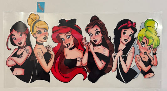 Tattoo Disney Princesses - W347