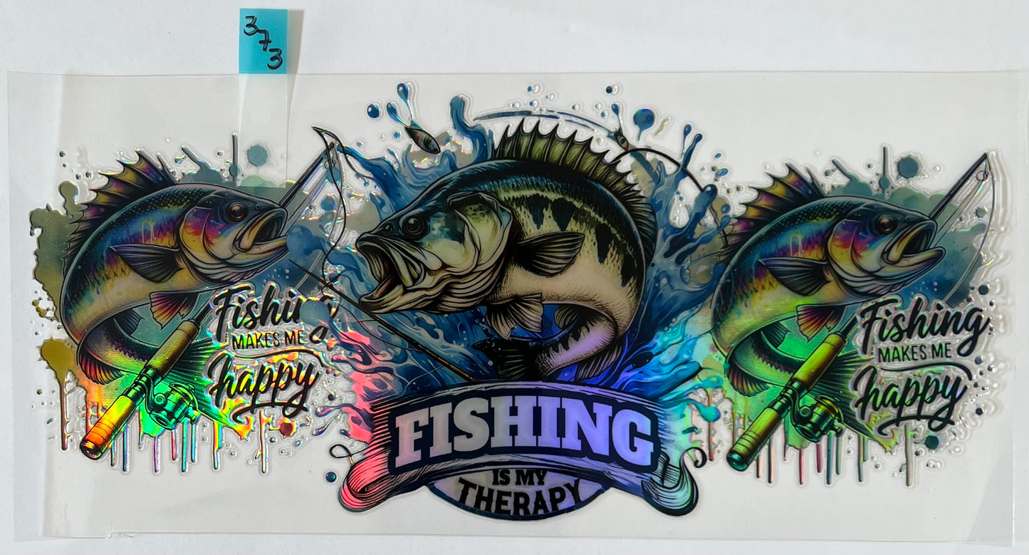 Holographic Fishing is my Therapy - W373