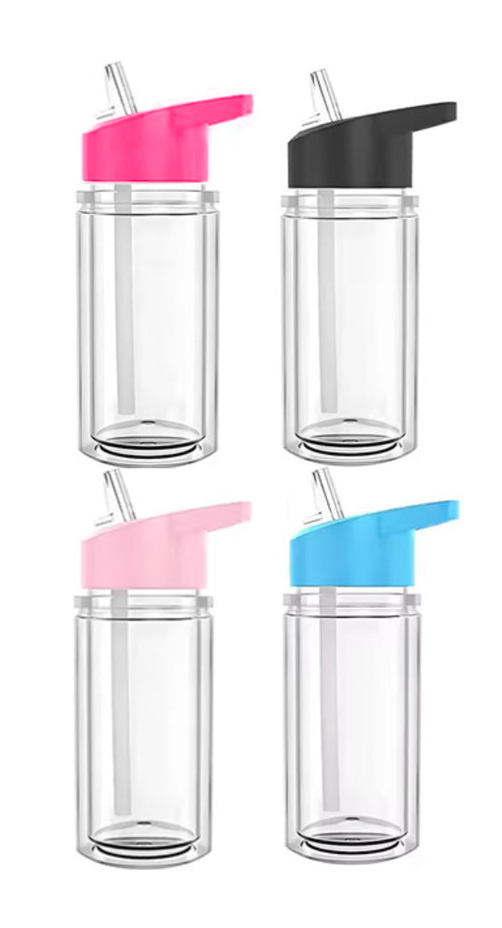 Custom 10oz Plastic Kids Snowglobe Tumbler