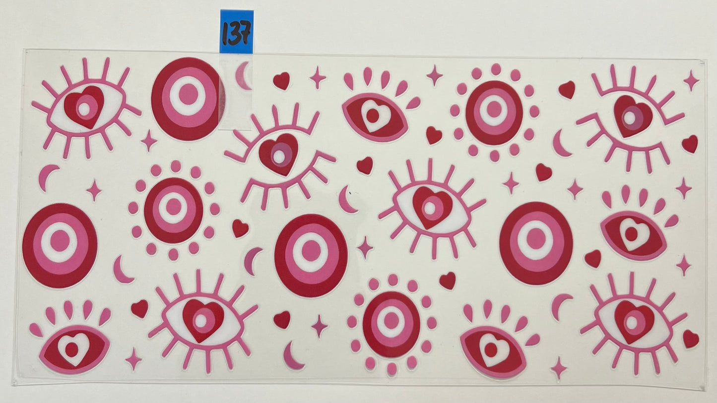 Evil Eye Pink - W137