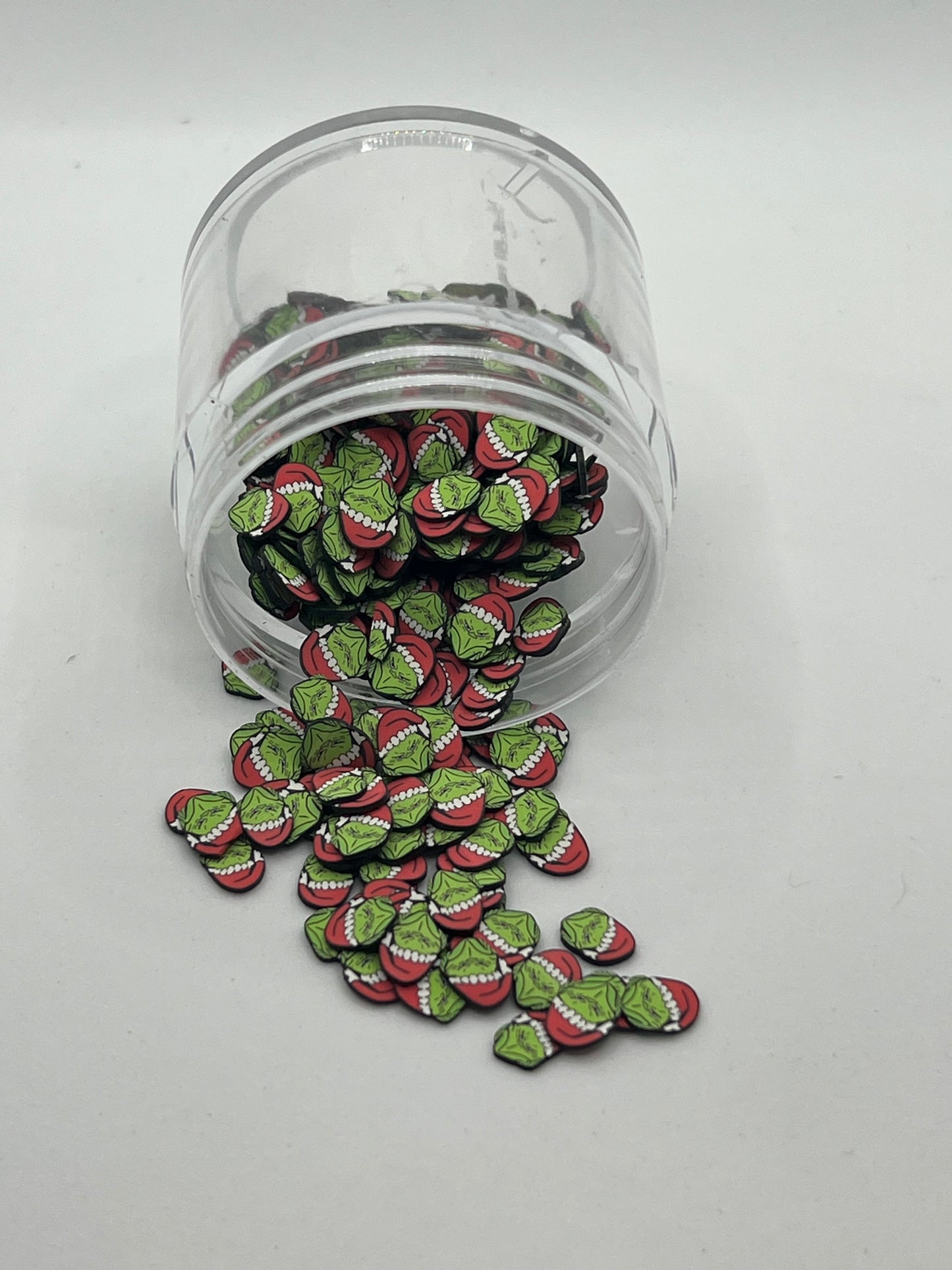 Grinch Polymer Clay Slices (Non-Edible)