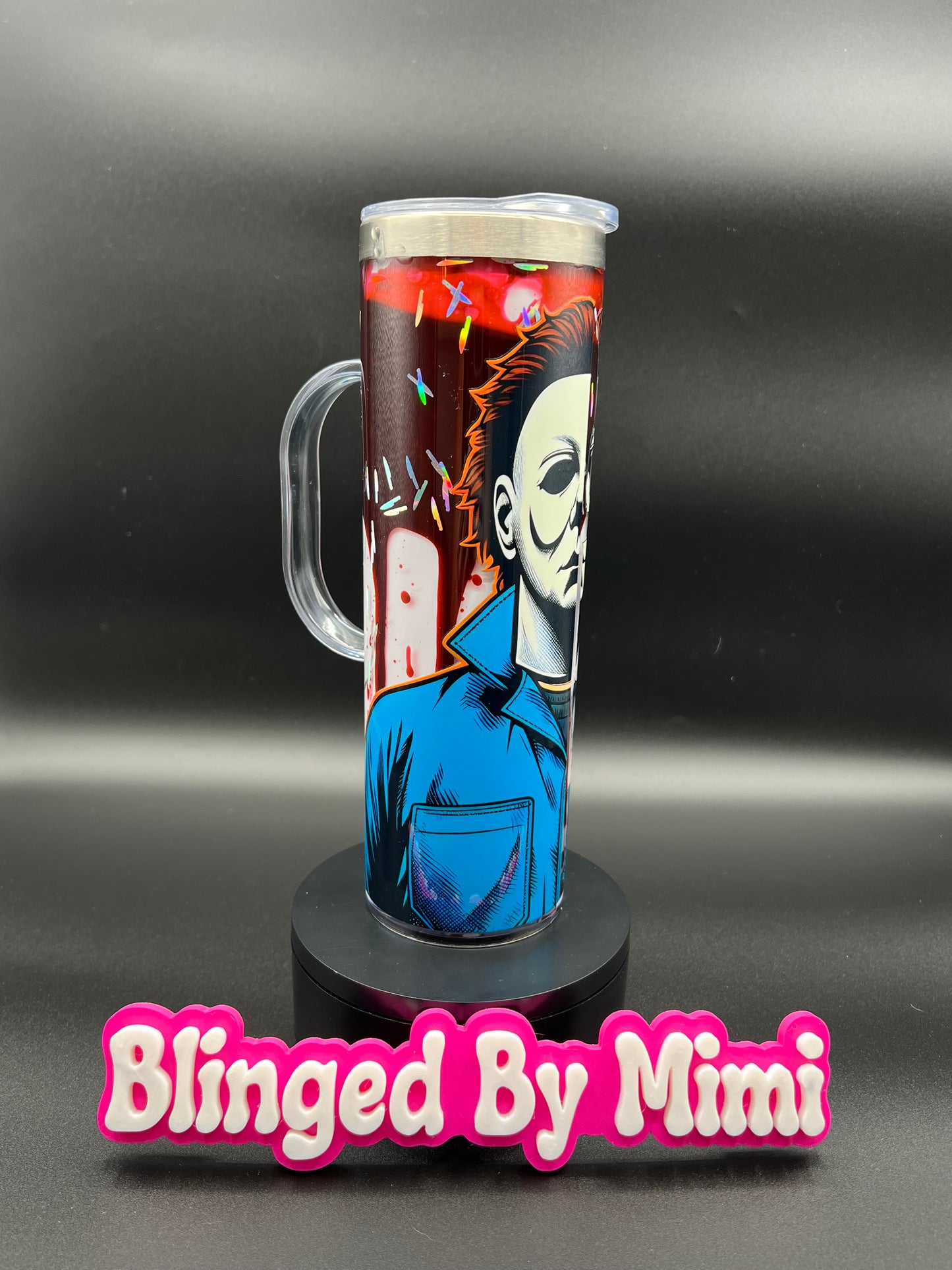 Michael Myers (Halloween) Blood Drip Cup - 20oz Stainless Steel Skinny (Made on Live)