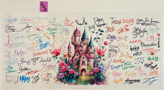 Disney Castle Signatures - W262