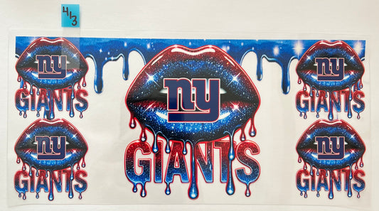 New York Giants Lips - W413